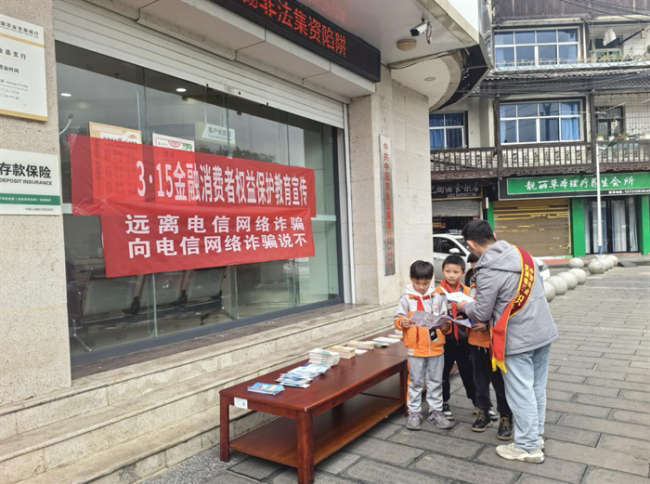 农发行织金县支行开展2024年“3.15”金融消费者权益保护教育宣传活动