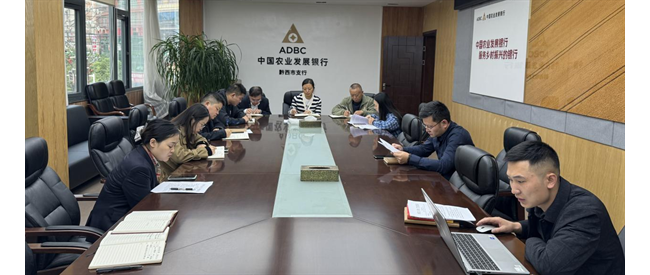 农发行黔西市支行开展三季度案防风险分析会