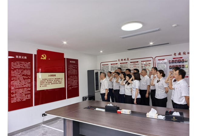 农发行贵州分行桐梓县支行开展建党104周年重温入党誓词活动