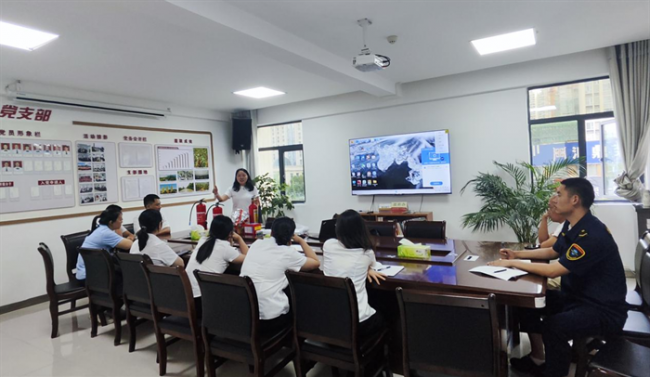 农发行贵州分行习水县支行开展消防培训