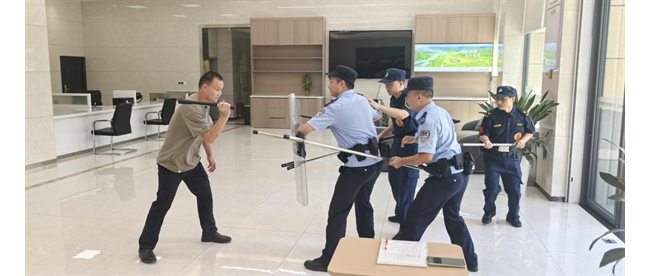 农发行贵州分行务川县支行开展防暴处突应急演练