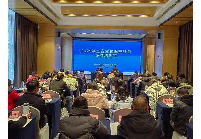 2025年贵州省文物保护项目业务培训班开班